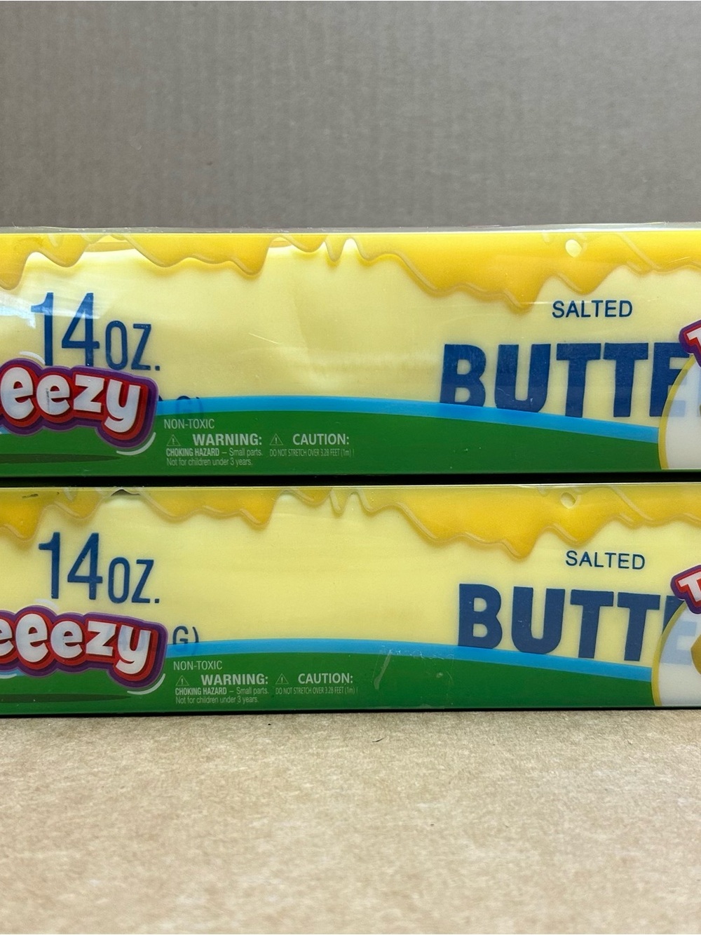 Set of 2 Squeezy Salted Butter Squishy Brand New Sealed